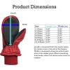 imageNIce Caps Kids Waterproof Snow Mittens Cold Weather Thinsulate InsulatedRed