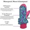 imageNIce Caps Kids Waterproof Snow Mittens Cold Weather Thinsulate InsulatedTurq Shattered Glass