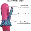 imageNIce Caps Kids Waterproof Snow Mittens Cold Weather Thinsulate InsulatedTurq Shattered Glass