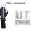 imageNIce Caps Kids Waterproof Snow Mittens Long Cuff Boys Girls Thinsulate Insulated GlovesBlack