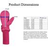 imageNIce Caps Kids Waterproof Snow Mittens Long Cuff Boys Girls Thinsulate Insulated GlovesFuchsia