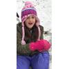 imageNIce Caps Kids Waterproof Snow Mittens Long Cuff Boys Girls Thinsulate Insulated GlovesFuchsia