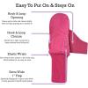 imageNIce Caps Kids Waterproof Snow Mittens Long Cuff Boys Girls Thinsulate Insulated GlovesFuchsia