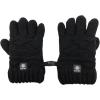imageNIce Caps Little Kids Winter Gloves Cable Knit Warm Sherpa Lining GirlsBlack