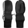 imageNIce Caps Kids Slimline Waterproof Winter Mittens Thinsulate Reflective Boys Girls Snow Cold WeatherBlack