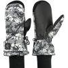 imageNIce Caps Kids Waterproof Snow Mittens Cold Weather Thinsulate InsulatedBlackGrey Dots