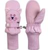 imageNIce Caps Kids Waterproof Snow Mittens Cute Animals Boys Girls Cold Weather ThinsulatePink
