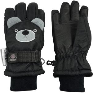 imageNIce Caps Kids Waterproof Snow Gloves Cute Animals Warm Winter ThinsulatePuppy Black
