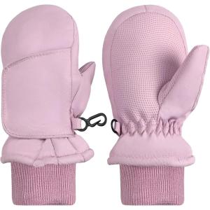 imageNIce Caps Kids Waterproof Snow Mittens Cold Weather Thinsulate InsulatedPink
