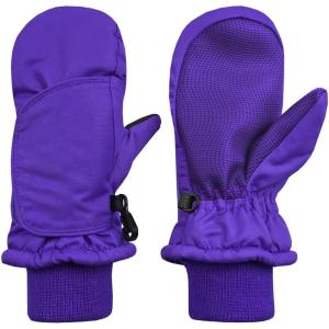 imageNIce Caps Kids Waterproof Snow Mittens Cold Weather Thinsulate InsulatedPurple