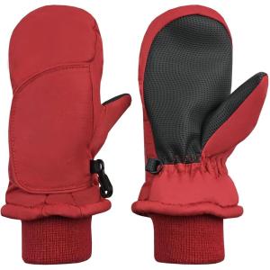 imageNIce Caps Kids Waterproof Snow Mittens Cold Weather Thinsulate InsulatedRed