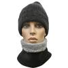 imageNIce Caps Kids Fleece Neck Gaiter Warm Soft Sherpa Lining Winter Cold WeatherBlack