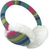 imageNIce Caps Kids Earmuffs Girls Winter Warm Adjustable Soft Plush PaddedRainbow Design