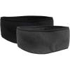 imageNIce Caps Kids Fleece Headbands 2Pack  Stretchy  Full Ear Coverage Boys GirlsBlackCharcoal Grey Pack