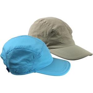 imageNIce Caps Kids 2Pack SPF 50 Sun Hats  Adjustable Mesh Lined UV ProtectionBlue Tan Pack