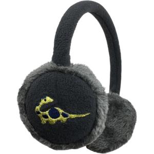 imageNIce Caps Kids Earmuffs Girls Winter Warm Adjustable Soft Plush PaddedDinosaur