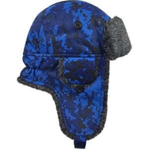 imageNIce Caps Kids Winter Trapper Hat Warm Large Ear FlapsBlue Digital Camo