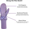 image:imageNIce Caps Kids Waterproof Snow Mittens Cold Weather Thinsulate InsulatedPurple Pixels
