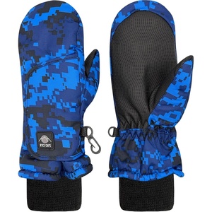 image:imageNIce Caps Kids Waterproof Snow Mittens Cold Weather Thinsulate InsulatedBlue Camo